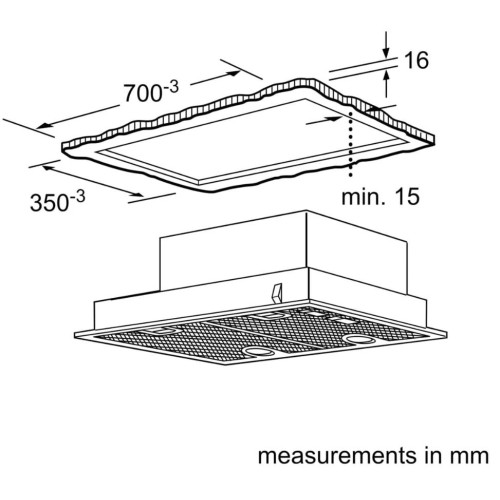 Встраиваемая вытяжка Bosch DHL755BL