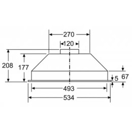 Встраиваемая вытяжка BOSCH DLN53AA50
