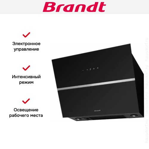 Наклонная вытяжка BRANDT BHV2673XB