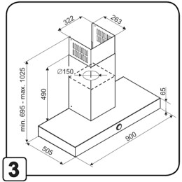 Вытяжка De Dietrich DHB4974B