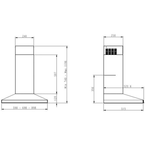 Вытяжка De Dietrich DHP2962BX