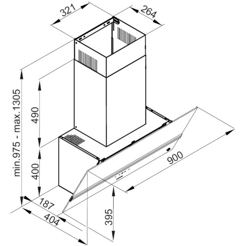 Вытяжка De Dietrich DHV4974HB