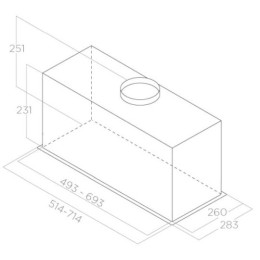 Встраиваемая вытяжка Elica FOLD S IX/A/52