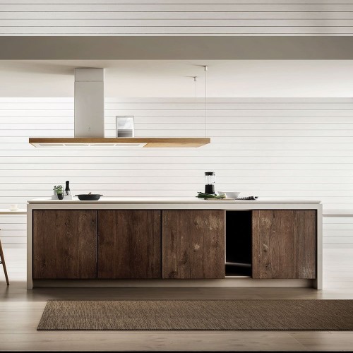 Вытяжка Elica Био Остров Белый и Дуб с аспирацией 120х53 (Bio Island WH/A/120X53 Rovere) купить в Москве и Санкт-Петербурге