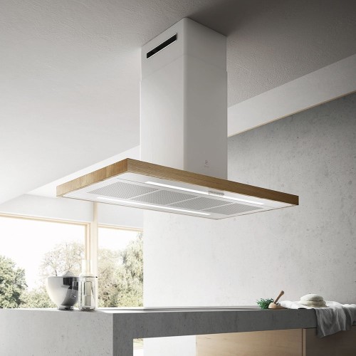 Вытяжка Elica Био Остров Белый и Дуб с аспирацией 120х53 (Bio Island WH/A/120X53 Rovere) купить в Москве и Санкт-Петербурге