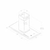 Вытяжка Elica Био Остров Белый и Дуб с аспирацией 120х53 (Bio Island WH/A/120X53 Rovere) купить в Москве и Санкт-Петербурге