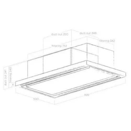 Вытяжка ELICA CLOUD SEVEN IX/F/90
