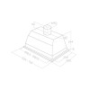 Встраиваемая вытяжка Elica ELIBLOC HT GR/A/80