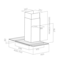 Вытяжка ELICA FLAT GLASS IX/A/60