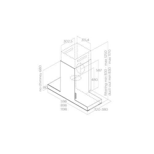 Вытяжка ELICA HAIKU BL/A/120