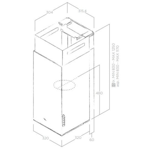 Вытяжка ELICA HAIKU BL/A/32