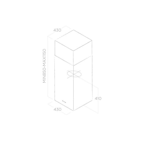 Вытяжка Elica KUADRA ISLAND IX/A/43x43