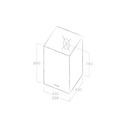 Вытяжка Elica KUADRA IX/A/43
