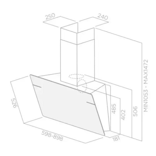 Вытяжка ELICA LESSENZA WH/A/60