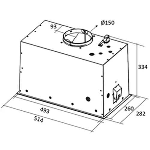 Встраиваемая вытяжка Elica LANE IX/A/52