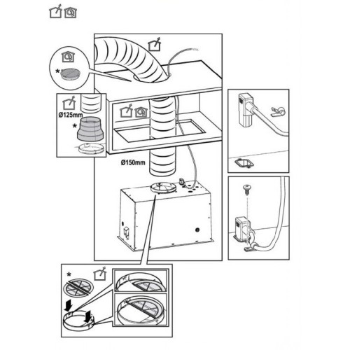 Встраиваемая вытяжка ELICA LEVER IX/A/86