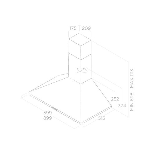 Вытяжка Elica TAMAYA RAIL CRBR/A/90