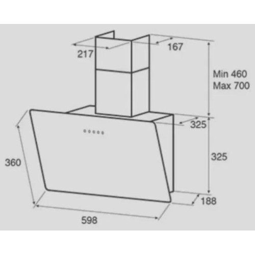 Вытяжка Elica SHADE BL/A/60