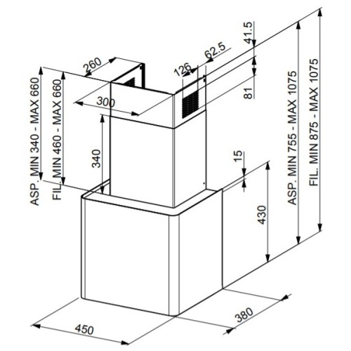 Вытяжка Faber LITHOS EG6 BK LED A45