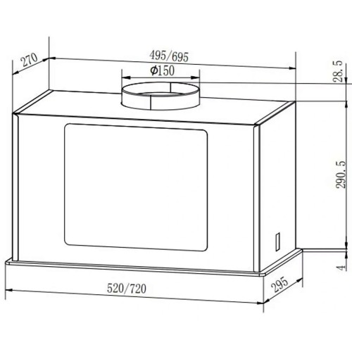 Вытяжка Faber ARIA WH 72
