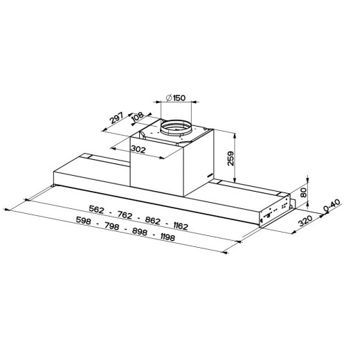 Встраиваемая вытяжка Faber IN-NOVA PREMIUM X A60