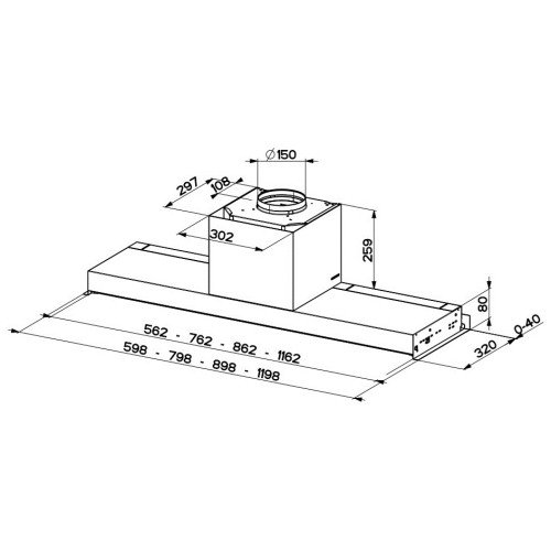 Встраиваемая вытяжка Faber IN-NOVA PREMIUM X A90
