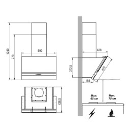 Вытяжка Faber Korund BK A60