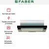 Встраиваемая вытяжка Faber FLOX GLASS BK A60