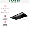 Встраиваемая вытяжка Faber ONYX-C BK GLASS/X A90