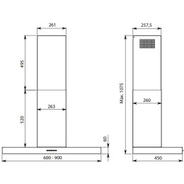 Вытяжка Falmec MERCURIO EVO 60