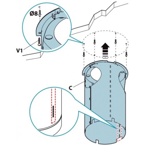 Вытяжка Falmec POLAR ISOLA X