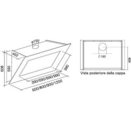 Вытяжка Falmec QUASAR GLASS BLACK 120