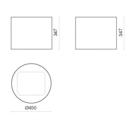 Вытяжка Falmec Twister isola 45 titanium (450) (с системой E.ion) ECP