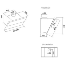 Вытяжка Falmec VERSO 55 WHITE
