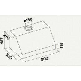 Вытяжка Falmec Zeus 90 PRO