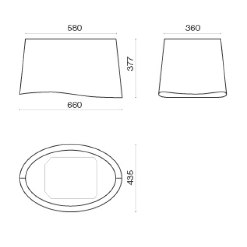 Вытяжка Falmec Mare isola 66 (450) (с системой E.ion) ECP white