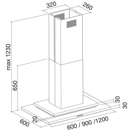 Вытяжка Falmec Symbol isola 90 ix (800) ECP