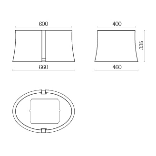 Вытяжка Falmec Zephiro isola 66 (450) (с системой E.ion) ECP black