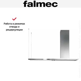 Вытяжка FALMEC DESIGN LUMEN ISOLA STEEL 175 DX