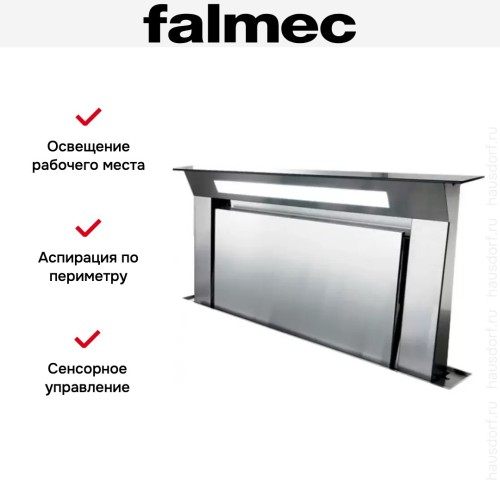 Встраиваемая вытяжка Falmec Down Draft 90 Steel
