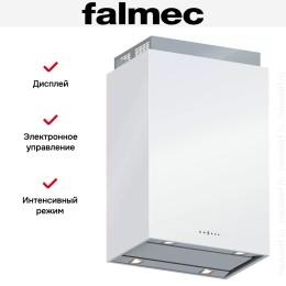 Вытяжка Falmec Laguna isola 60 vetro (800) Bianca STEC