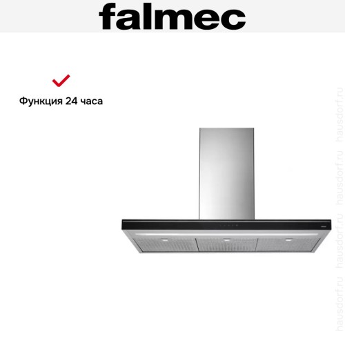 Вытяжка Falmec Luce 90 Glass Black wall