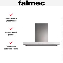 Вытяжка Falmec Lumina 90 Glass White island (NRS)