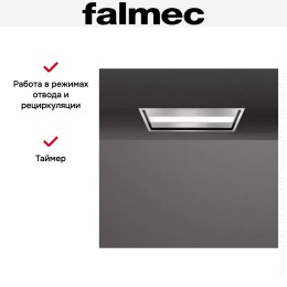 Встраиваемая вытяжка FALMEC NUVOLA ISOLA 90 IX
