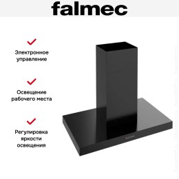 Вытяжка Falmec PLANE ISOLA BLACK 90 PLUS