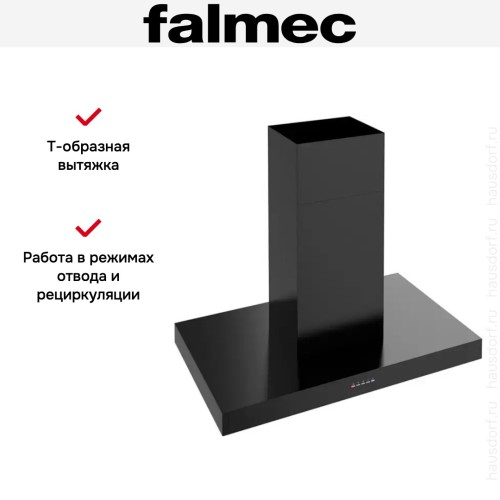 Вытяжка Falmec PLANE ISOLA BLACK 90 PLUS