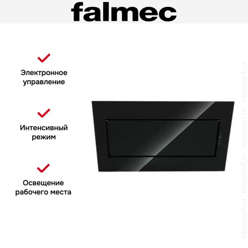 Вытяжка Falmec Quasar (A+) 90 Black Glass