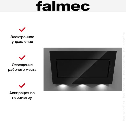 Вытяжка Falmec QUASAR GLASS BLACK 80