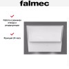 Вытяжка Falmec Verso 85 wh glass (600)