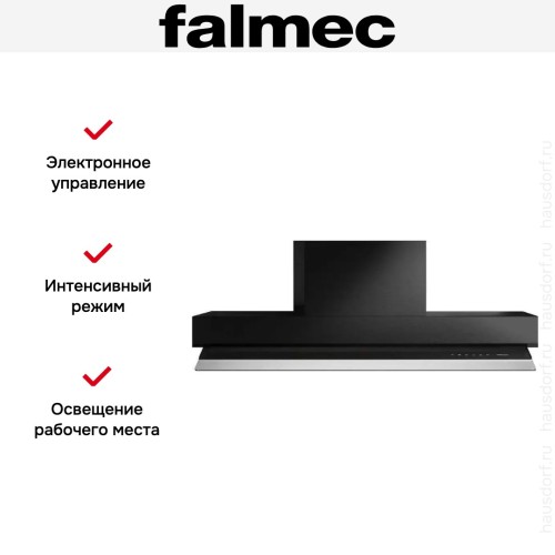Вытяжка Falmec Virgola Touch NRS 90 black (900)